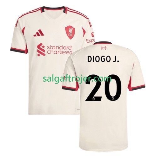 Liverpool Diogo Jota 20 Fodboldtrøjer Udebanesæt 2025/26 Kort ærmer Liverpool Diogo Jota 20 Fodboldtrøjer Udebanesæt 2025/26 Kort ærmer